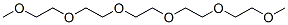 structure of CAS# 1191-87-3, 1,2-Bis[2-(2-Methoxyethoxy)Ethoxy]Ethane;Chebi:44934;Pentaglyme;Pg6
