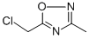 structure of CAS# 1192-81-0, 5-(Chloromethyl)-3-Methyl-1,2,4-Oxadiazole;5-(Chloromethyl)-3-Methyl-1,2,4-Oxadiazole(SALTDATA: FREE);1,2,4-Oxadiazole, 5-(Chloromethyl)-3-Methyl-