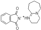 structure of CAS# 119812-51-0, 2,3,4,6,7,8,9,10-Octahydropyrimido[1,2-a]Azepin-1-Ium 1,3-Dioxo-1,3-Dihydroisoindol-2-ide;DBU Phthalimide Salt;Phthalimide 1,8-diazabicyclo[5.4.0]undec-7-ene salt;Phthalimide DBU salt