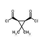 CAS#: 119908-76-8， (1R,2S)-3,3-Dimethyl-1,2-Cyclopropanedicarbonyl Dichloride