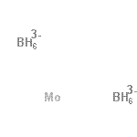 structure of CAS# 12006-99-4, Molybdenum(6+) Bis[Hexahydridoborate(3-)]