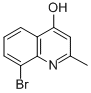 structure of CAS# 1201-08-7, 8-Bromo-2-Methyl-1H-Quinolin-4-One;8-Bromo-2-Methyl-4-Quinolone;8-Bromo-2-Methyl-Quinolin-4-Ol;Bas 00218034