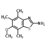 CAS#: 120165-52-8， 6-Methoxy-4,5,7-Trimethyl-1,3-Benzothiazol-2-Amine