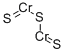 structure of CAS# 12018-22-3, Chromium(+3) Cation Trisulfide;Dichromic Trisulfide;Chromium Sulfide;Chromium Sulfide (Cr2s3)