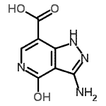 CAS#: 120581-76-2， 3-Amino-4-Hydroxy-1H-Pyrazolo[4,3-c]Pyridine-7-Carboxylic Acid