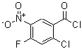 结构式 CAS# 120890-66-6, 2-氯-4-氟-5-硝基苯甲酰氯