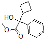 结构式 CAS# 1209-31-0, 2-环丁基-2-羟基-2-苯乙酸甲酯