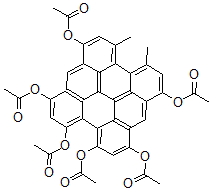 CAS#: 120907-97-3， Desoxohypericin Hexaacetate