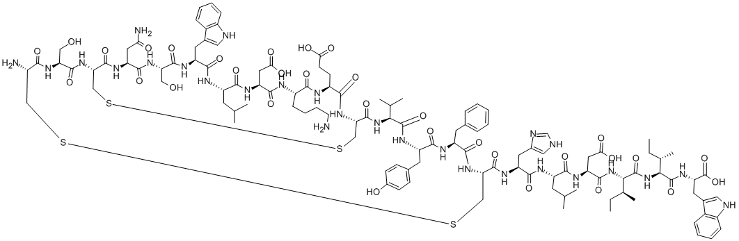 CAS#: 120928-04-3， Endothelin 2 (Mouse reduced)