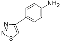 结构式 CAS# 121180-51-6, 4-(1,2,3-噻二唑-4-基)-苯胺