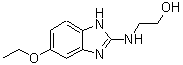 结构式 CAS# 121477-79-0, 2-[(5-乙氧基-1H-苯并咪唑-2-基)氨基]乙醇