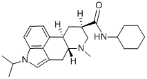 CAS#: 121588-75-8， N-Cyclohexyl-1-isopropyl-6-methylergoline-8beta-carboxamide