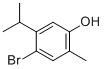 结构式 CAS# 121665-99-4, 4-溴-2-甲基-5-丙-2-基苯酚