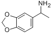 structure of CAS# 121734-64-3, alpha-Methyl-1,3-Benzodioxole-5-Methanamine;1-(1,3-Benzodioxol-5-Yl)Ethylamine;1,3-Benzodioxole-5-Methanamine, Alpha-Methyl-;3,4-Methylenedioxyphenyl-1-Ethanamine