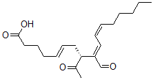 CAS#: 121843-91-2， (5E,8R,9E,11Z)-8-acetyl-9-formyl-heptadeca-5,9,11-trienoic acid