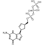 CAS#: 121864-74-2， Triphosphoric Acid, Mono[[(1S,4R)-4-(2-Amino-3,6-Dihydro-6-Oxo-9H-Purin-9-Yl)-2-Cyclopenten-1-Yl]Methyl] Ester