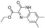 structure of CAS# 1219-05-2, Ethyl 6,7-Dimethyl-3-Oxo-4H-Quinoxaline-2-Carboxylate;6,7-Dimethyl-3-Oxo-4H-Quinoxaline-2-Carboxylic Acid Ethyl Ester;3-Keto-6,7-Dimethyl-4H-Quinoxaline-2-Carboxylic Acid Ethyl Ester;Nsc163293