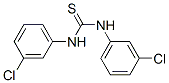 结构式 CAS# 1219-84-7, 1,3-二(3-氯苯基)硫脲