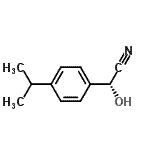 CAS#: 121985-97-5， (2R)-Hydroxy(4-Isopropylphenyl)Acetonitrile