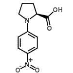 结构式 CAS# 122092-18-6, 1-(4-硝基苯基)-L-脯氨酸