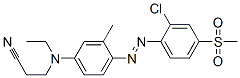 CAS#: 12223-30-2， 3-[[4-[[2-Chloro-4-(Methylsulphonyl)Phenyl]Azo]-3-Methylphenyl]Ethylamino]Propiononitrile
