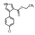 CAS#: 122453-97-8， Ethyl 4-(4-Chlorophenyl)-1H-Pyrrole-3-Carboxylate
