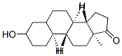 structure of CAS# 1225-01-0, (3alpha,5alpha)-3-Hydroxy-Estran-17-One