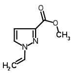 CAS#: 122609-01-2， Methyl 1-Vinyl-1H-Pyrazole-3-Carboxylate