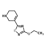 CAS 登录号：122683-63-0， 5-(3-乙氧基-1,2,4-噻二唑-5-基)-1,2,3,6-四氢吡啶