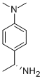 structure of CAS# 122779-42-4, (R)-4-(Dimethylamino)-alpha-Methyl-Benzenemethanamine;Benzenemethanamine, 4-(Dimethylamino)-Α-Methyl-, (R)- (9CI);Benzenemethanamine,  4-(Dimethylamino)-A-Methyl-,  (R)-;(R)-4-(1-AMINOETHYL)-N,N-DIMETHYLBENZENAMINE-2Hcl