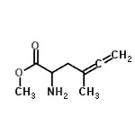 CAS#: 122885-32-9， Methyl 2-Amino-4-Methyl-4,5-Hexadienoate