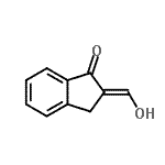 CAS 登录号：122901-80-8， (2E)-2-(羟基亚甲基)-1-茚满酮