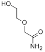 结构式 CAS# 123-85-3, 2-(2-羟基乙氧基)乙酰胺