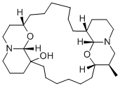 structure of CAS# 123000-02-2, (1R,4aR,11S,12aR,13R,16aR,23S,24aR)-Eicosahydro-5H,17H-1,23:11,13-Diethano-2H,14H-[1,11]Dioxacycloeicosino[2,3-b:12,13-b']Dipyridine;[1R-(1R*,4AR*,11S*,12AR*,13R*,16AR*,23S*,24AR*)]-EICOSAHYDRO-5H,17H-1,23:11,13-DIETHANO-2H,14H-[1,11]DIOXACYCLOEICOSINO[2,3-B:12,13-B'] DIPYRIDINE;(+)-XESTOSPONGIN B;ARAGUSPONGINE B