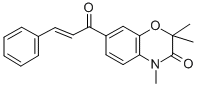 CAS#: 123172-58-7， 2,2,4-Trimethyl-7-[(E)-3-Phenylprop-2-Enoyl]-1,4-Benzoxazin-3-One