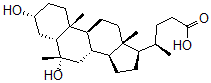 CAS#: 123202-28-8， (4R)-4-[(3R,5R,6S,8S,9S,10R,13R,14S,17R)-3,6-Dihydroxy-6,10,13-Trimethyl-1,2,3,4,5,7,8,9,11,12,14,15,16,17-Tetradecahydrocyclopenta[a]Phenanthren-17-Yl]Pentanoic Acid