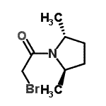 CAS#: 123265-83-8， 2-Bromo-1-[(2R,5R)-2,5-Dimethyl-1-Pyrrolidinyl]Ethanone