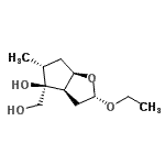 CAS#: 123671-86-3， (2S,3aR,4S,5R,6aR)-2-Ethoxy-4-(Hydroxymethyl)-5-Methylhexahydro-2H-Cyclopenta[b]Furan-4-Ol