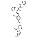 CAS#: 123677-03-2， N-(2-Chlorophenyl)-3-Hydroxy-4-({4-[(7-Hydroxy-9-Oxo-9H-Fluoren-2-Yl)Diazenyl]-2-Methylphenyl}Diazenyl)-2-Naphthamide