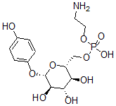 CAS 登录号：123723-74-0， 2-氨基乙基[(2R,3S,4S,5R,6S)-3,4,5-三羟基-6-(4-羟基苯氧基)四氢吡喃-2-基]甲基磷酸氢酯