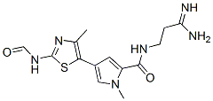 CAS#: 123724-77-6， N-[5-[(3-Amino-3-Iminopropyl)Carbamoyl]-1-Methylpyrrol-3-Yl]-2-Formamido-4-Methyl-1,3-Thiazole-5-Carboxamide Hydrochloride