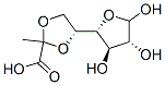CAS#: 124064-70-6， (4R)-2-Methyl-4-[(2R,3R,4R,5R)-3,4,5-Trihydroxyoxolan-2-Yl]-1,3-Dioxolane-2-Carboxylic Acid
