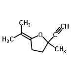 CAS#: 124099-75-8， 2-Ethynyl-5-Isopropylidene-2-Methyltetrahydrofuran