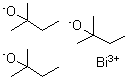 结构式 CAS# 124687-44-1, 三(2-甲基-2-丁醇)铋(3+)