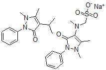 CAS#: 124779-64-2， Propyphenazone-metamizol tablets