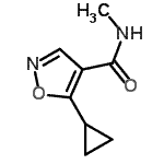CAS#: 124845-01-8， 5-Cyclopropyl-N-Methyl-1,2-Oxazole-4-Carboxamide