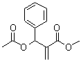 structure of CAS# 124957-36-4, Methyl 2-[Acetoxy(Phenyl)Methyl]Acrylate