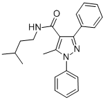 CAS#: 125103-48-2， 5-Methyl-N-(3-Methylbutyl)-1,3-Di(Phenyl)Pyrazole-4-Carboxamide