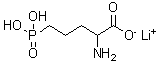 结构式 CAS# 125229-62-1, 2-氨基-5-膦酰戊酸锂