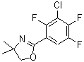 CAS#: 125290-76-8， 2-(3-Chloro-2,4,5-Trifluorophenyl)-4,4-Dimethyl-4,5-Dihydro-1,3-Oxazole